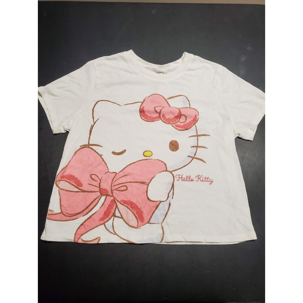 Hello Kitty by Sanrio Woman Short Sleeve Tee Shirt Size M Cotton Blend